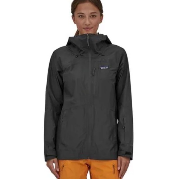 Patagonia Powder Bowl Gore-Tex Jacket Women XS black Winter Ski Jacket Coat
